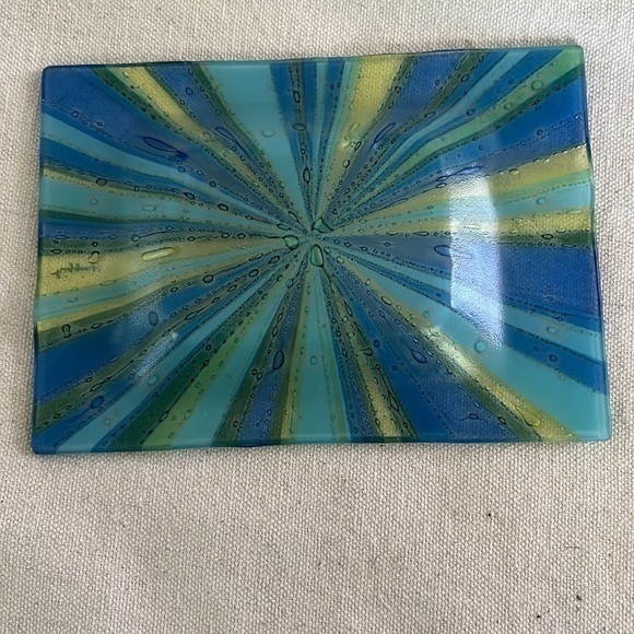 Higgins Studio for Dearborn‎ Glass Company Fused Glass Riviera Astray - Picture 4 of 4